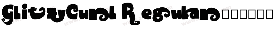 GlitzyCurl Regular字体转换